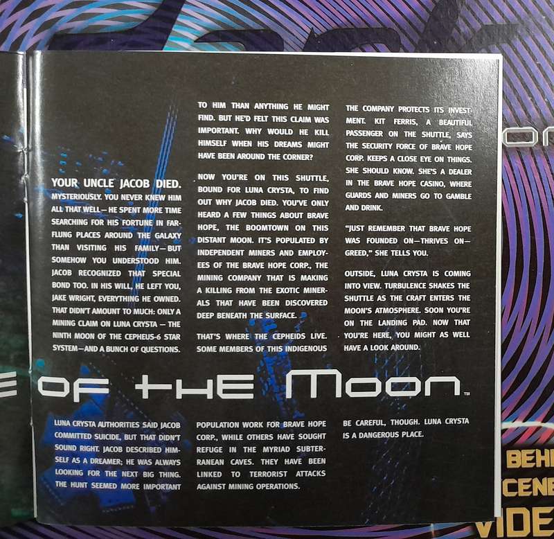 Dark Side of the Moon Big Box PC Adventure Game deluxe edition