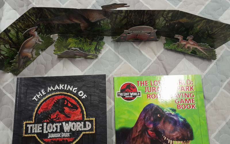 Jurassic Park and The Lost World 2CD Bundle with 2 Books