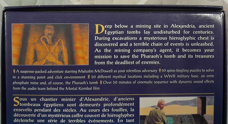 Mummy - Tomb of the Pharaoh PC Big Box Adventure Game