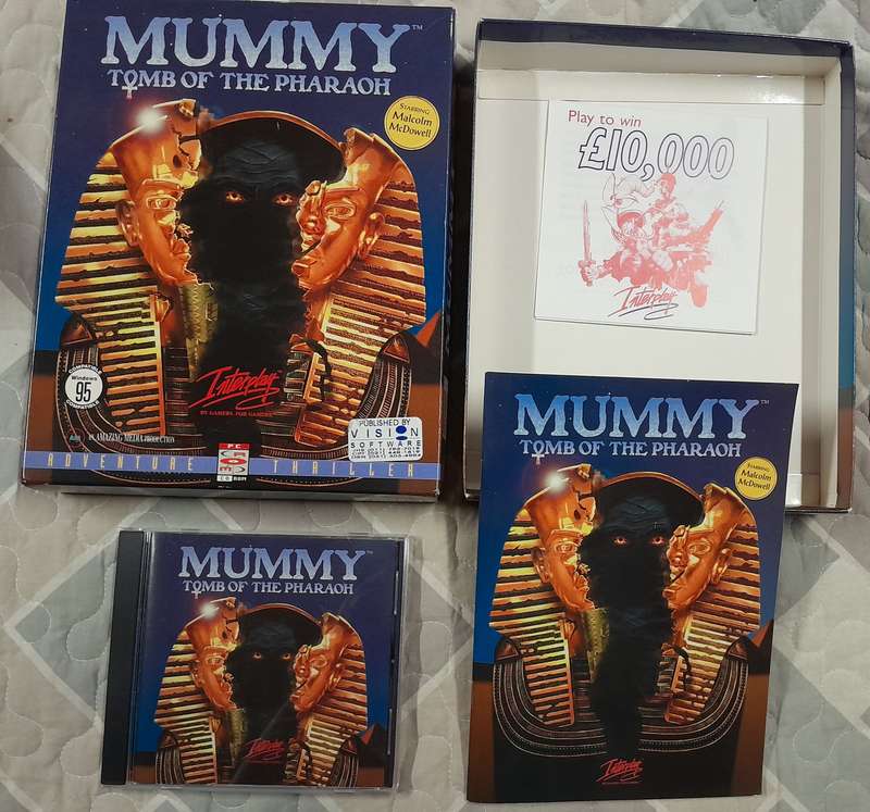 Mummy - Tomb of the Pharaoh PC Big Box Adventure Game