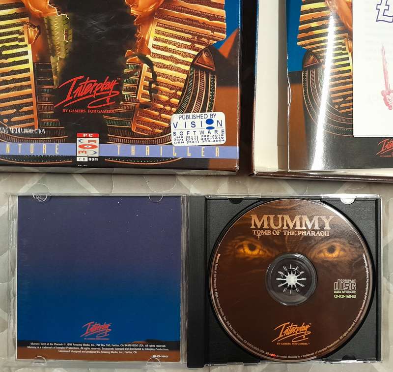 Mummy - Tomb of the Pharaoh PC Big Box Adventure Game