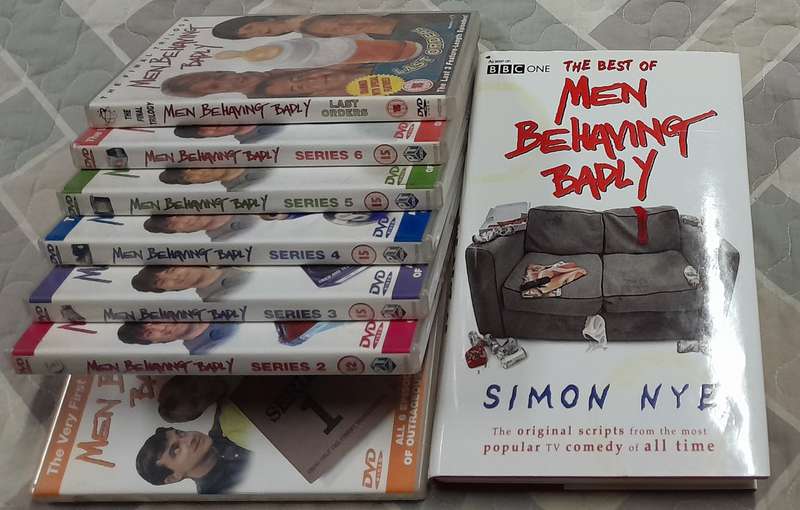 Men Behaving Badly - DVD bundle Series 1 to 6 PLUS "Last Orders" DVD and "Best of" book