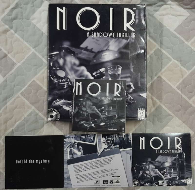Noir - A Shadowy Thriller - Big Box PC Adventure Game