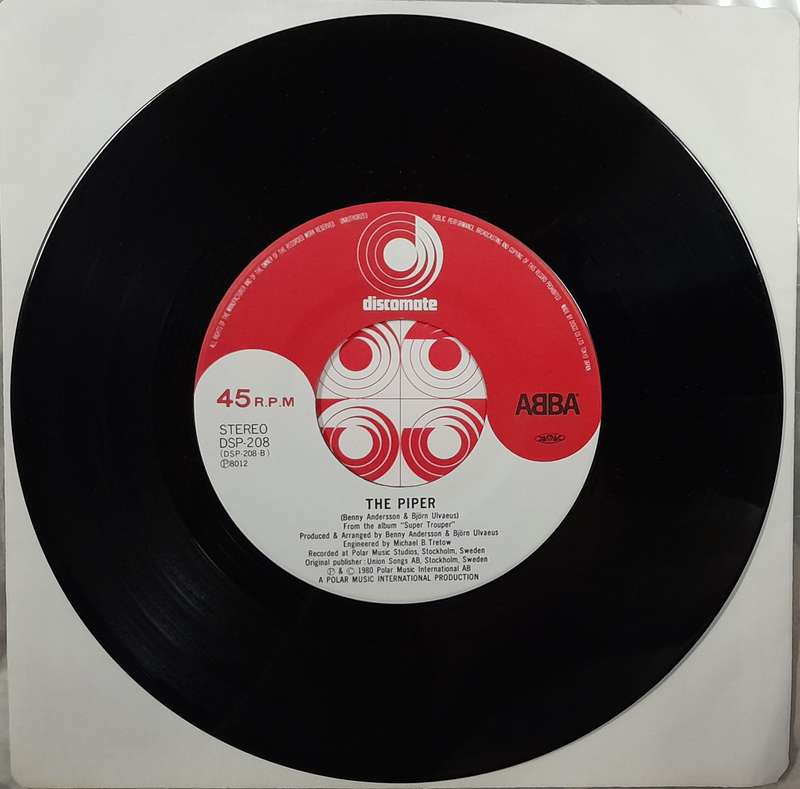 ABBA - On and On and On 7" single (Japanese pressing)
