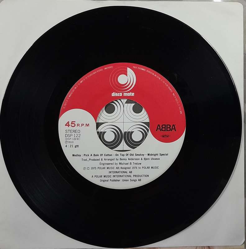 ABBA - Summer Night City 7" single (Japanese pressing)
