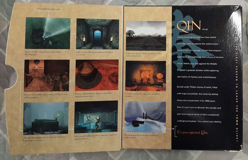 QIN - Tomb of the Middle Kingdom - PC Big Box Adventure Game