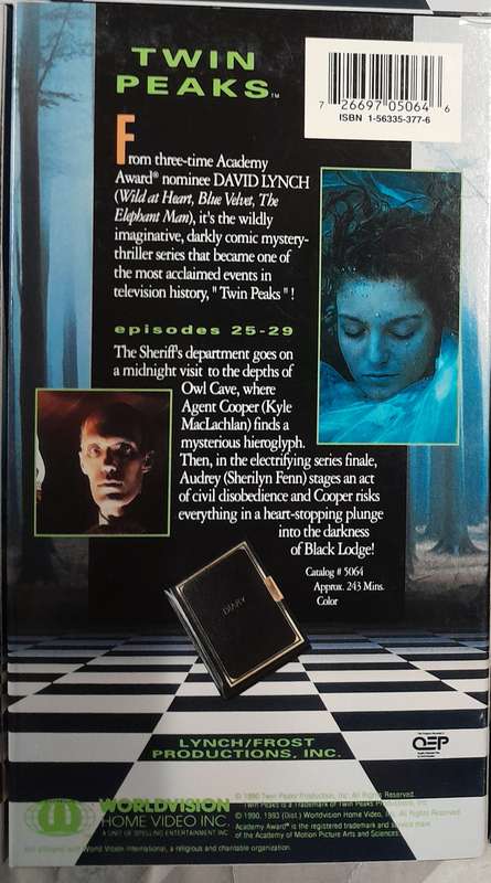 Twin Peaks - Series 1 & 2 VHS Box Set PLUS Pilot and Fire Walk With Me VHS bundle (USA NTSC format)