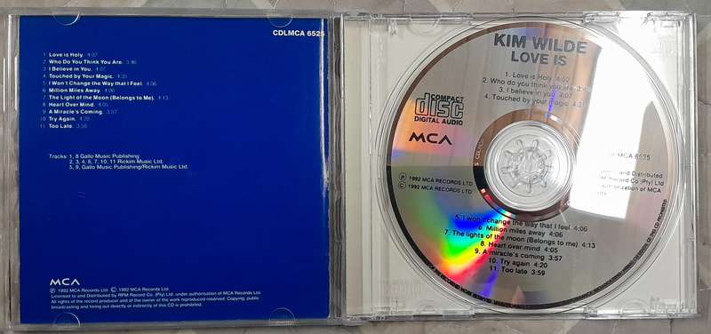 Kim Wilde - Love Is CD (1992 album)
