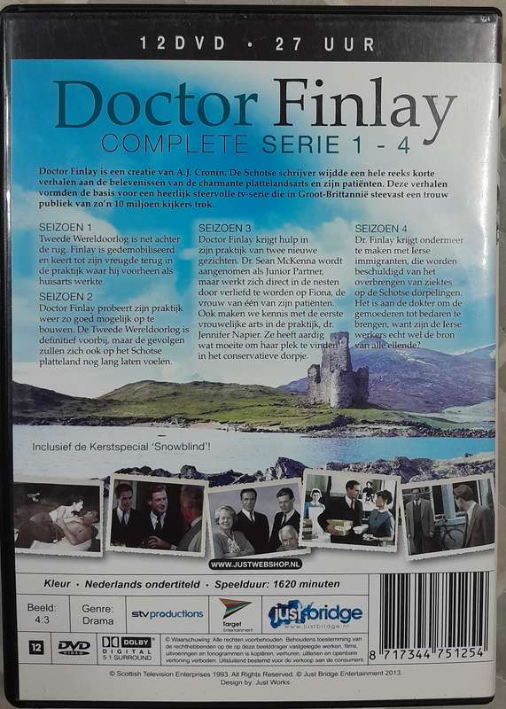 Doctor Finlay - Complete Series 1 to 4 DVD (12 disc set)
