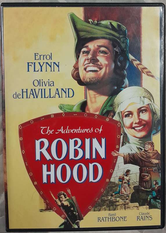 The Adventures of Robin Hood DVD (Errol Flynn, Olivia de Havilland) (NOT Disney)