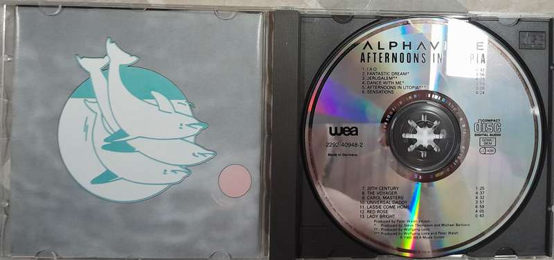 Alphaville - Afternoons In Utopia CD (1986 German pressing)
