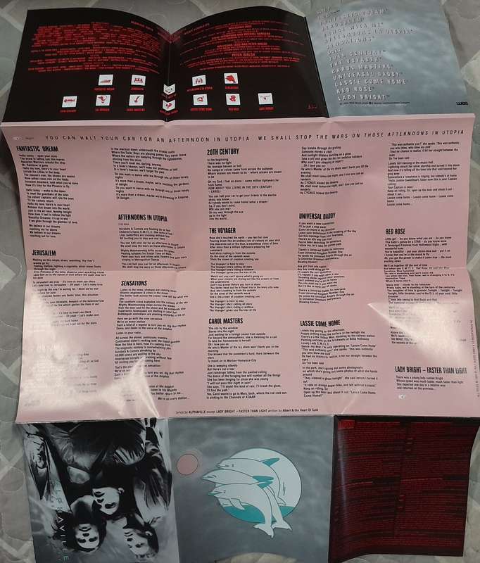 Alphaville - Afternoons In Utopia CD (1986 German pressing)