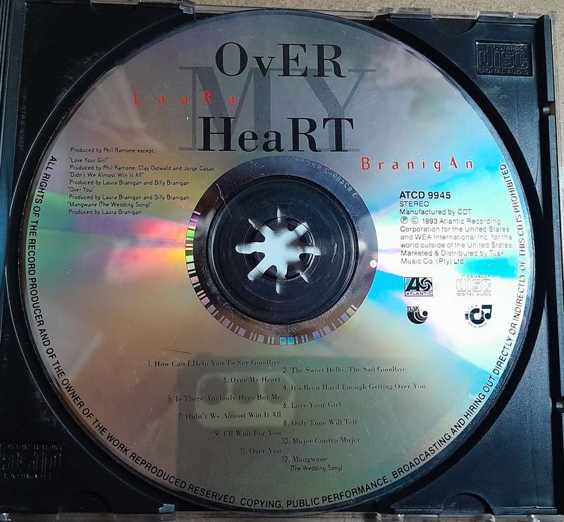 Laura Branigan - Over My Heart CD