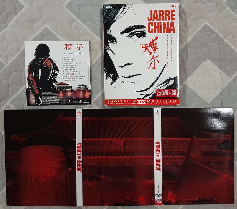Jean Michel Jarre - "Jarre In China" 2DVD plus 1 CD set (Live in the Forbidden City and Tian'Anmen)
