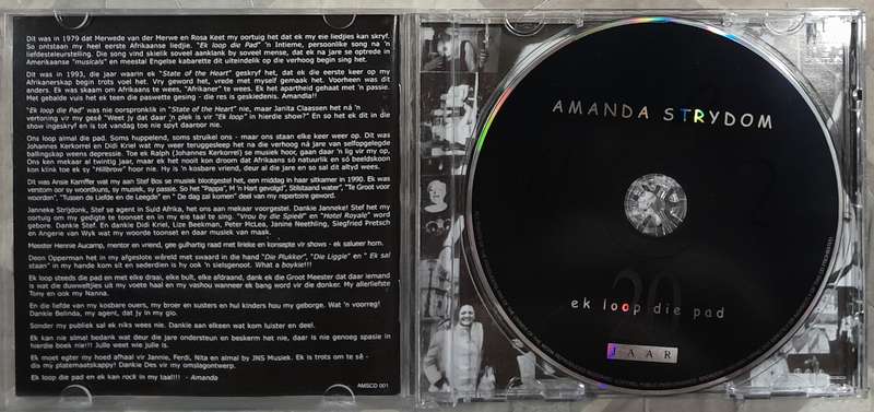 Amanda Strydom - Ek Loop Die Pad 20 Jaar CD