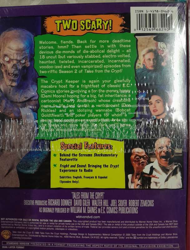 Tales from the Crypt - Complete Series - Seasons 1 to 7  DVD set