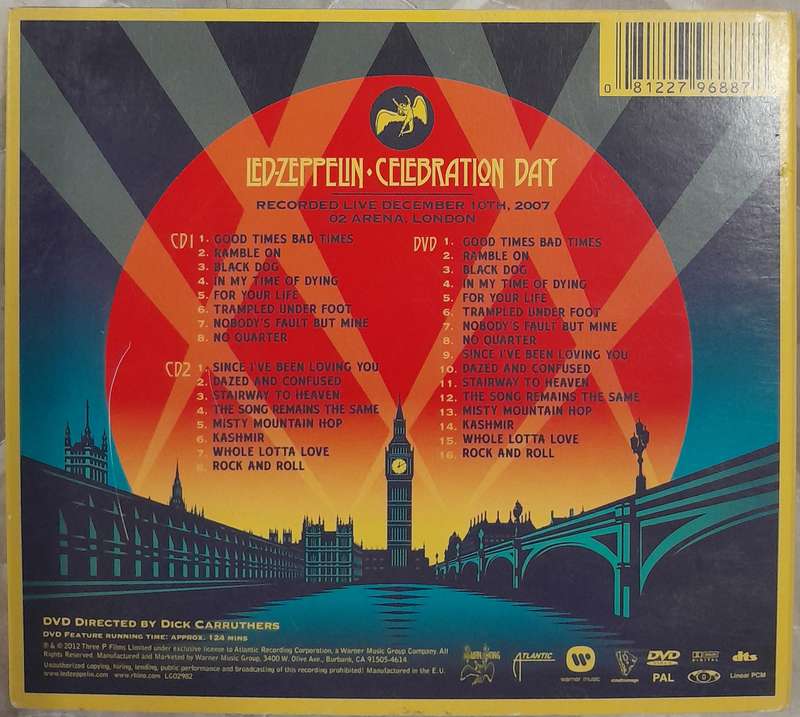 Led Zeppelin - Celebration Day (2CD plus DVD set)