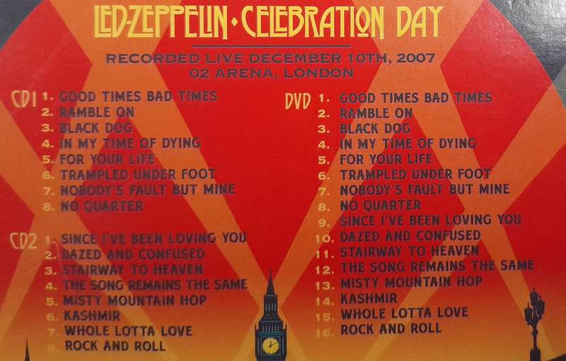 Led Zeppelin - Celebration Day (2CD plus DVD set)