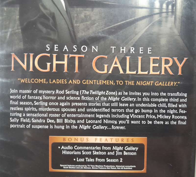 Night Gallery - Complete series, Seasons 1 to 3 DVD bundle