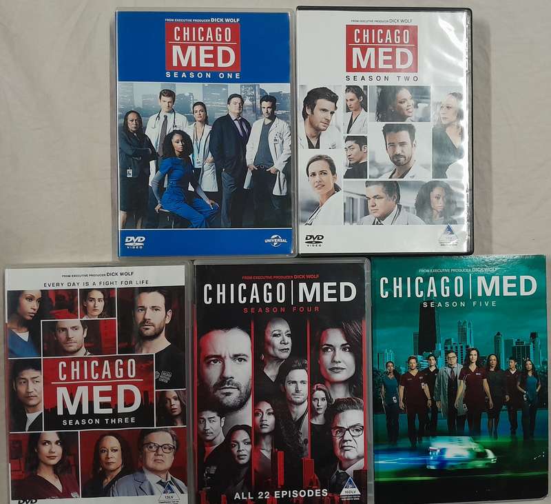 Chicago MED - Seasons 1 to 5 DVD bundle