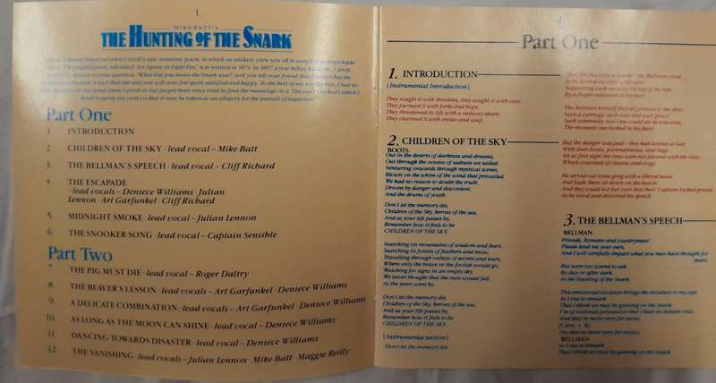 Mike Batt - The Hunting of the Snark CD