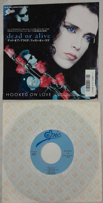 Dead or Alive - Hooked on Love 7" single (Japanese pressing)