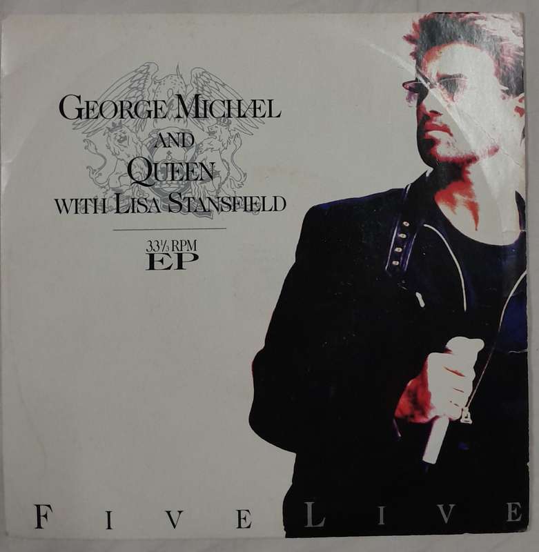 George Michael and Queen with Lisa Stansfield - Five Live EP 7" single