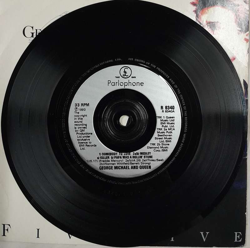 George Michael and Queen with Lisa Stansfield - Five Live EP 7" single