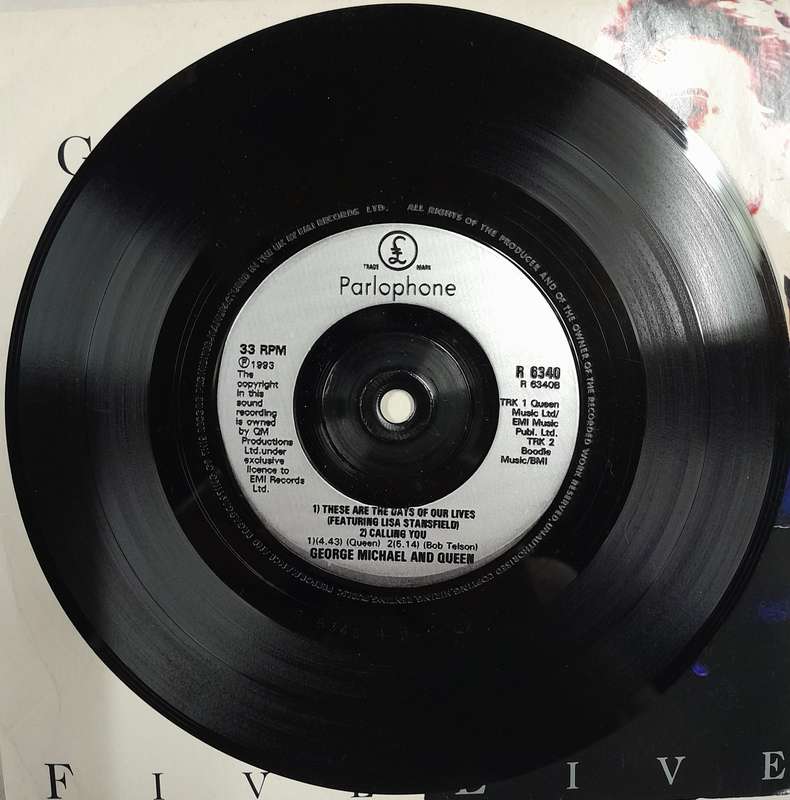 George Michael and Queen with Lisa Stansfield - Five Live EP 7" single