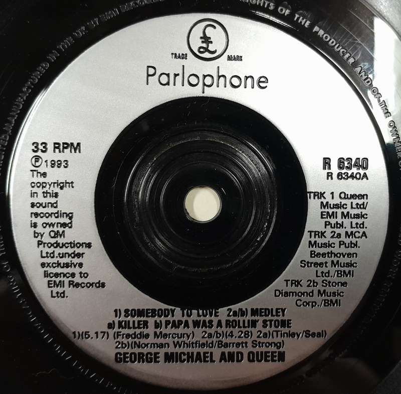 George Michael and Queen with Lisa Stansfield - Five Live EP 7" single