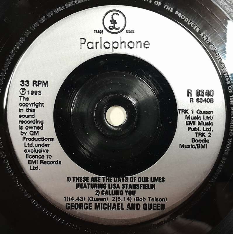 George Michael and Queen with Lisa Stansfield - Five Live EP 7" single
