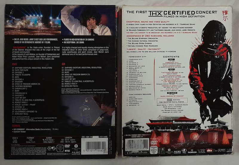 Jean Michel Jarre - 2 Live concert DVD bundle