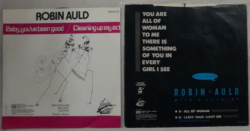 Robin Auld - All of Woman / Baby You've Been Good To Me - 2 x 7" single bundle
