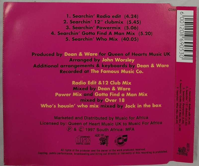 Hazell Dean - Searchin' '97 Cdsingle