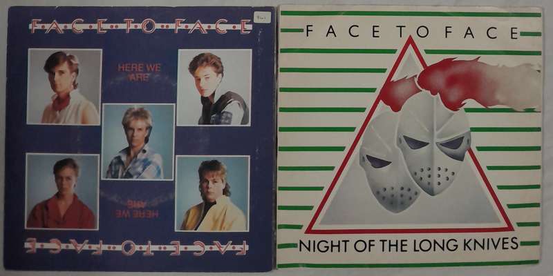 Face to Face - Night of the Long Knives / Here We Are 2 x 7" single bundle