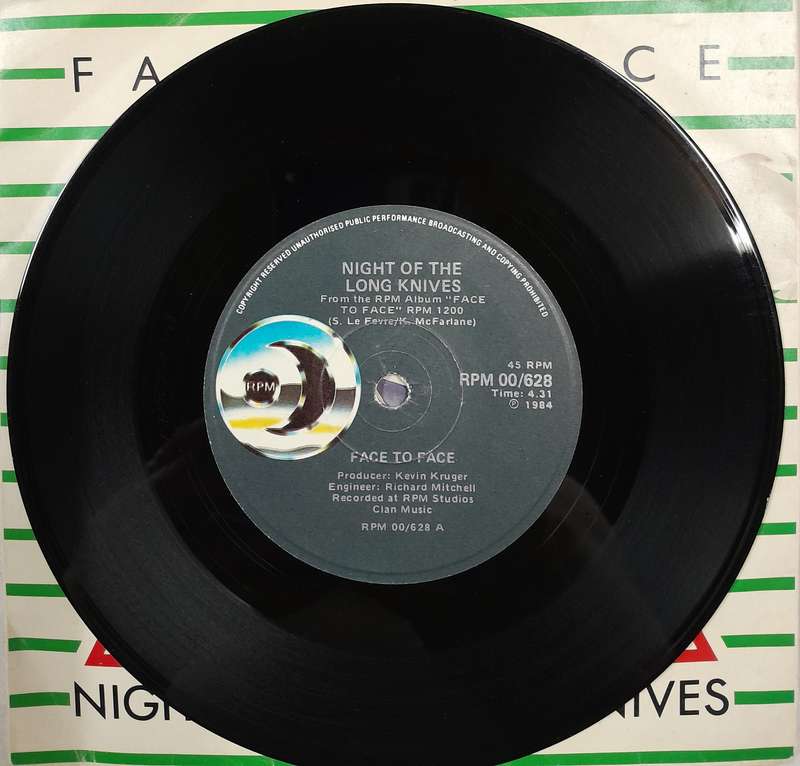 Face to Face - Night of the Long Knives / Here We Are 2 x 7" single bundle