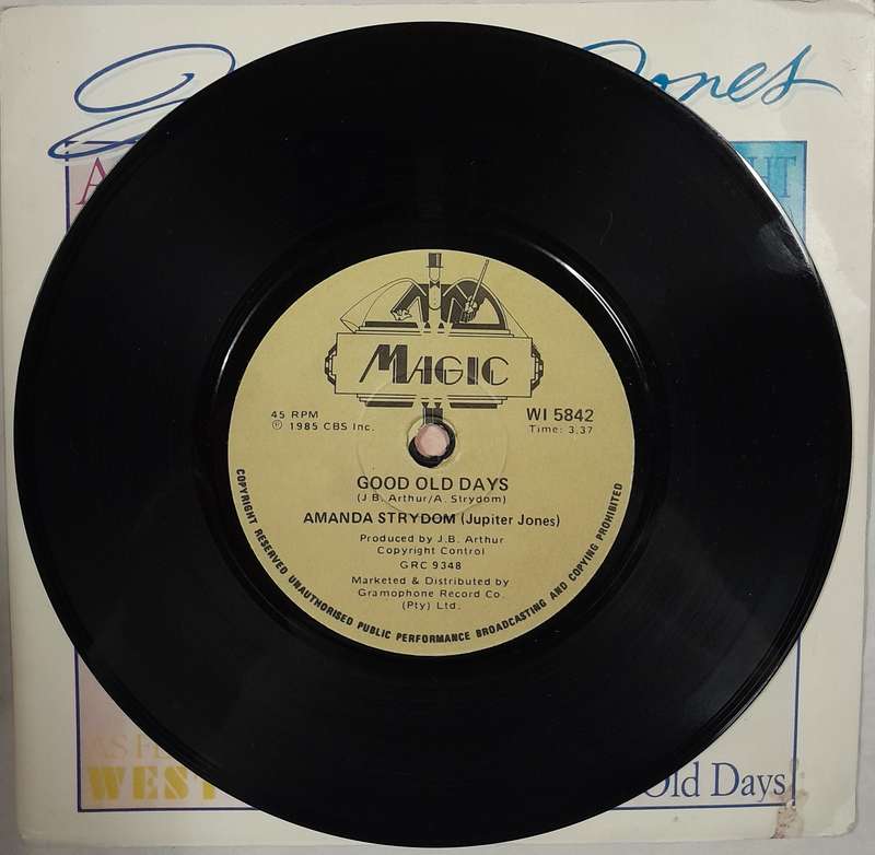 Amanda Strydom (Jupiter Jones) - Hot Night (On the Radio) 7" single (from the tv series Westgate)