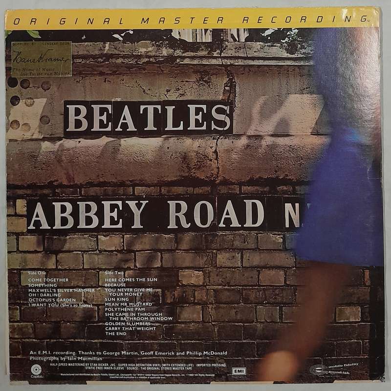 The Beatles- Abbey Road LP (1980 Mobile Fidelity Sound Labs pressing)