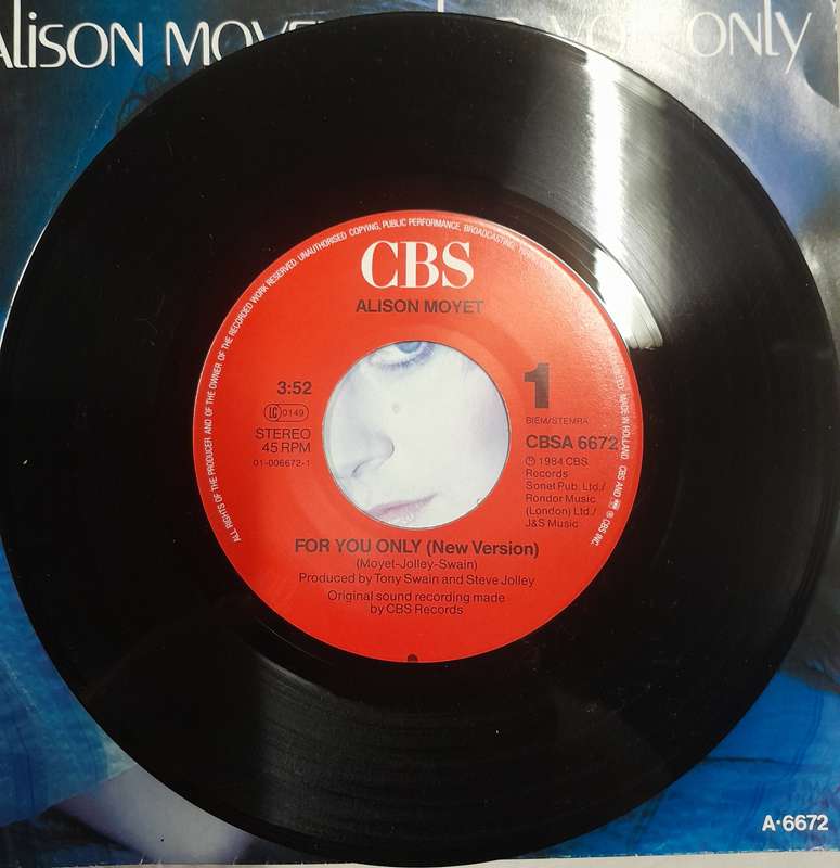 Alison Moyet - For You Only (new version) 7" single