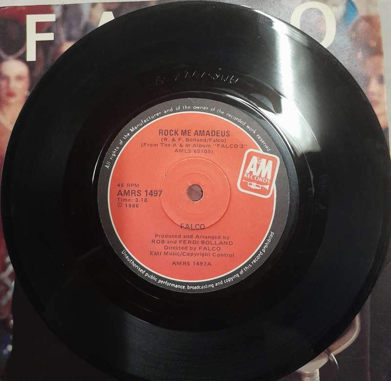 Falco - Rock Me Amadeus 7" single