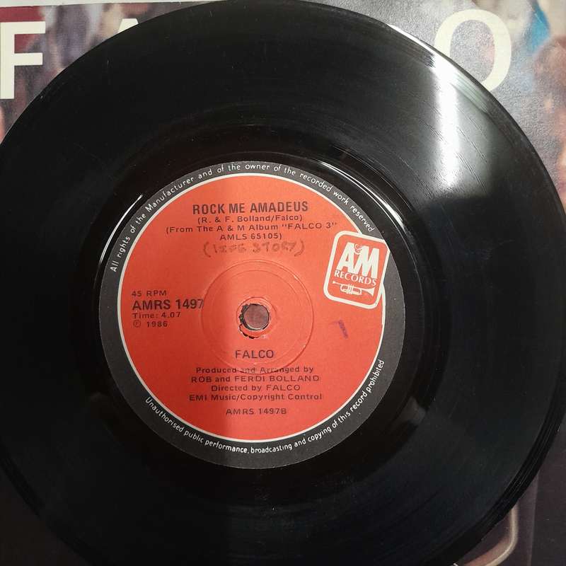 Falco - Rock Me Amadeus 7" single
