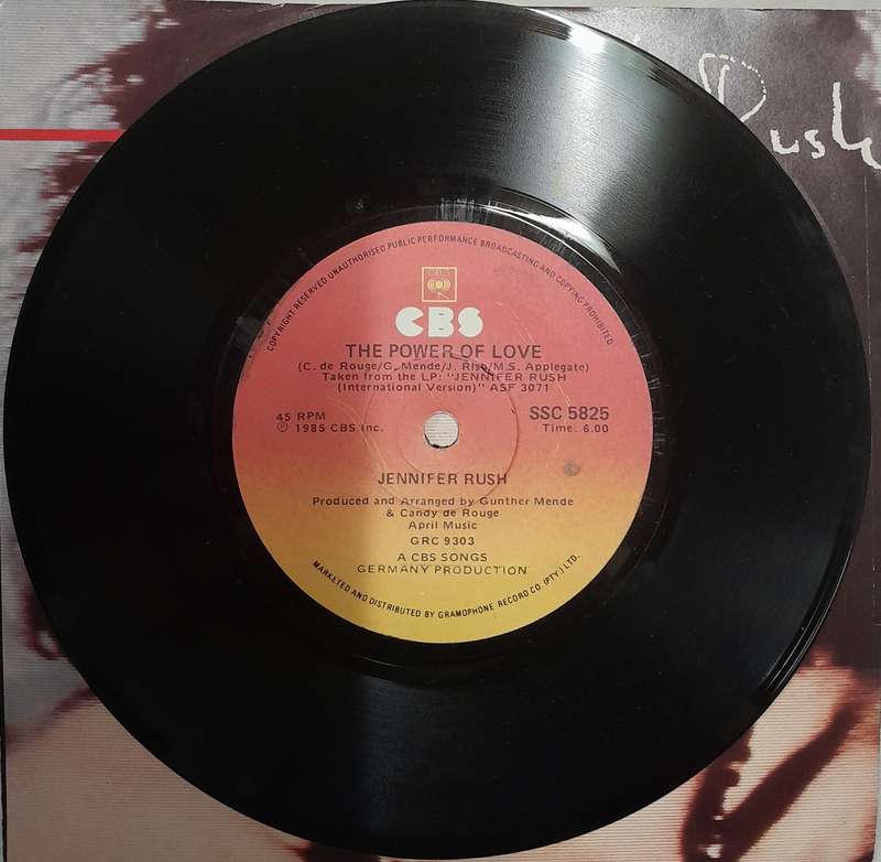 6 x 7" singles bundle Jennifer Rush, Madonna, Paul Young, Culture Club