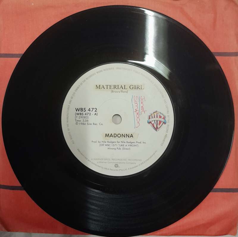 6 x 7" singles bundle Jennifer Rush, Madonna, Paul Young, Culture Club