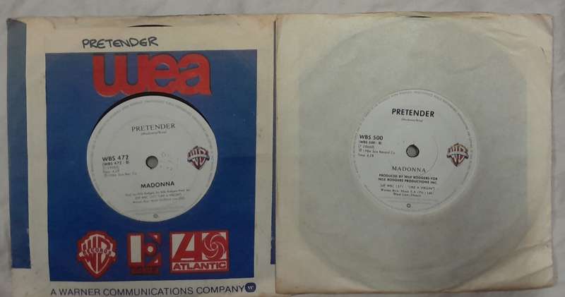 Madonna - 2 x 7" singles bundle (Material Girl / Papa Don't Preach)