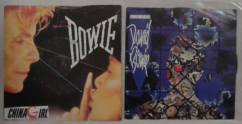 David Bowie - 2 x 7" single bundle (China Girl / Blue Jean)