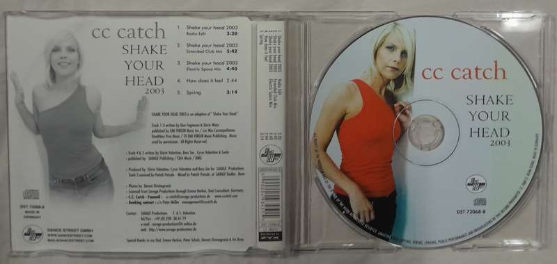 CC Catch - Shake Your Head 2003 CDsingle