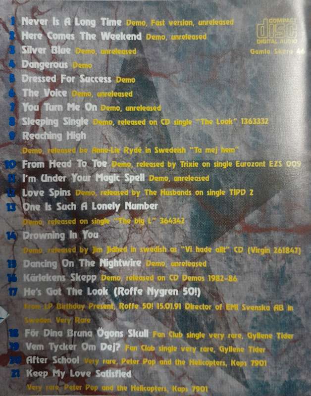 Roxette - Don't Ignore Us .... Just Adore Us! CD (Bootleg album)