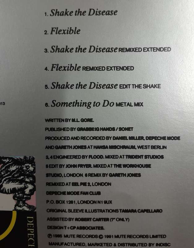 Depeche Mode - Shake The Disease CDsingle (6 tracks)