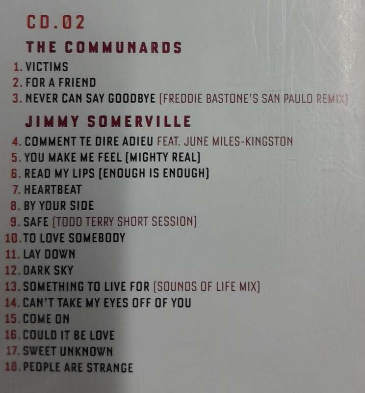For A Friend - The Best of Bronski Beat, The Communards & Jimmy Somerville 2CD set