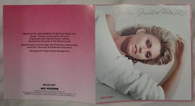 Olivia Newton-John - Greatest Hits Volume 2 CD